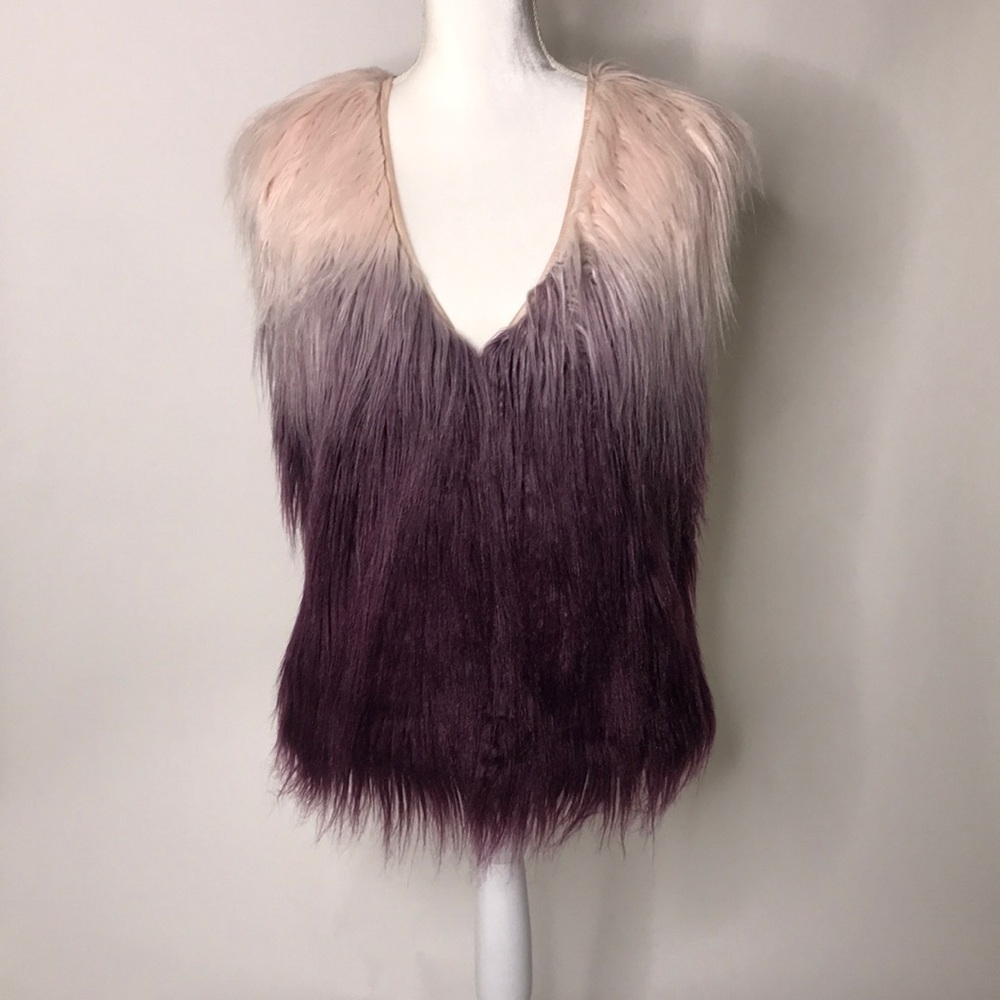 Faux fur vest